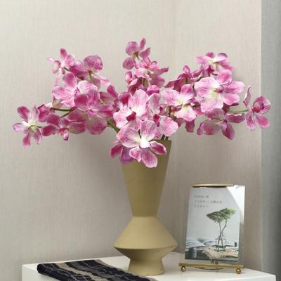 Simulierte Blumensträuße Wohnzimmer TV-Schrank Dekoration Phalaenopsis Kunstblumen
