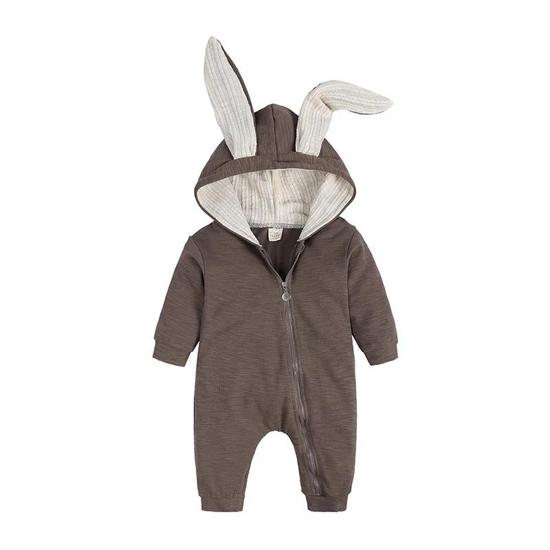 Spring Baby Rompers Cute Cartoon Rabbit Infant Girls Boys Jumpsuit Kids Baby Outfits Clothes Newborns Bodysuit