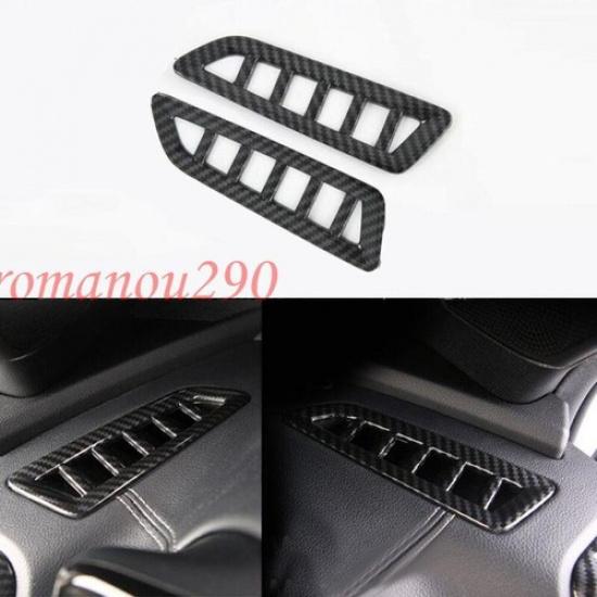 For Kia Sorento - Carbon Fiber Look Dashboard Air Outlet Cover Trim 2PCS