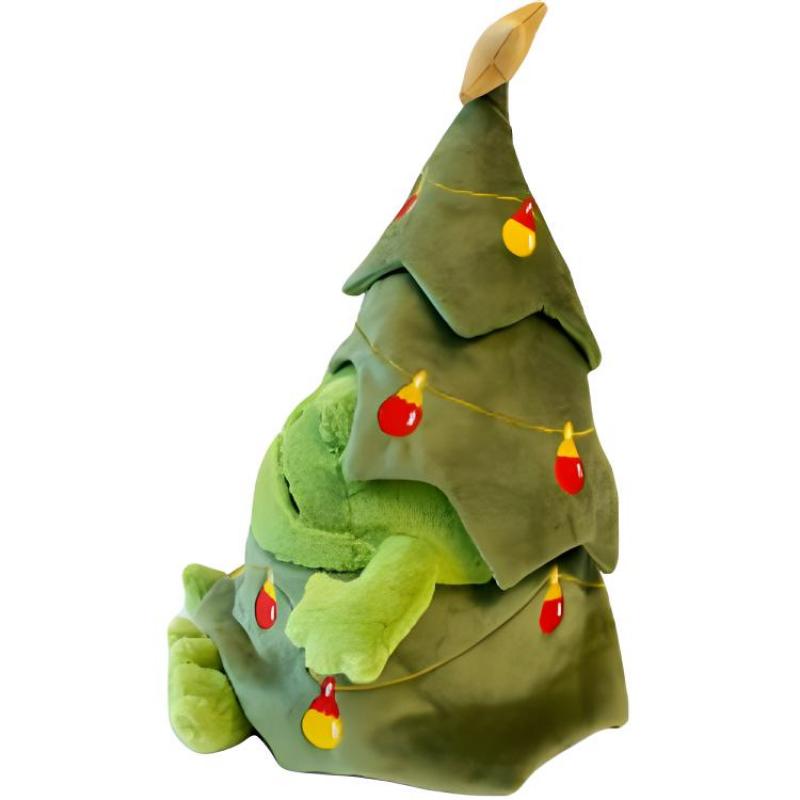 JELLYCAT Christmas Series Tree Rain Frog Cute Doll Plush Doll Sitting 26cm high