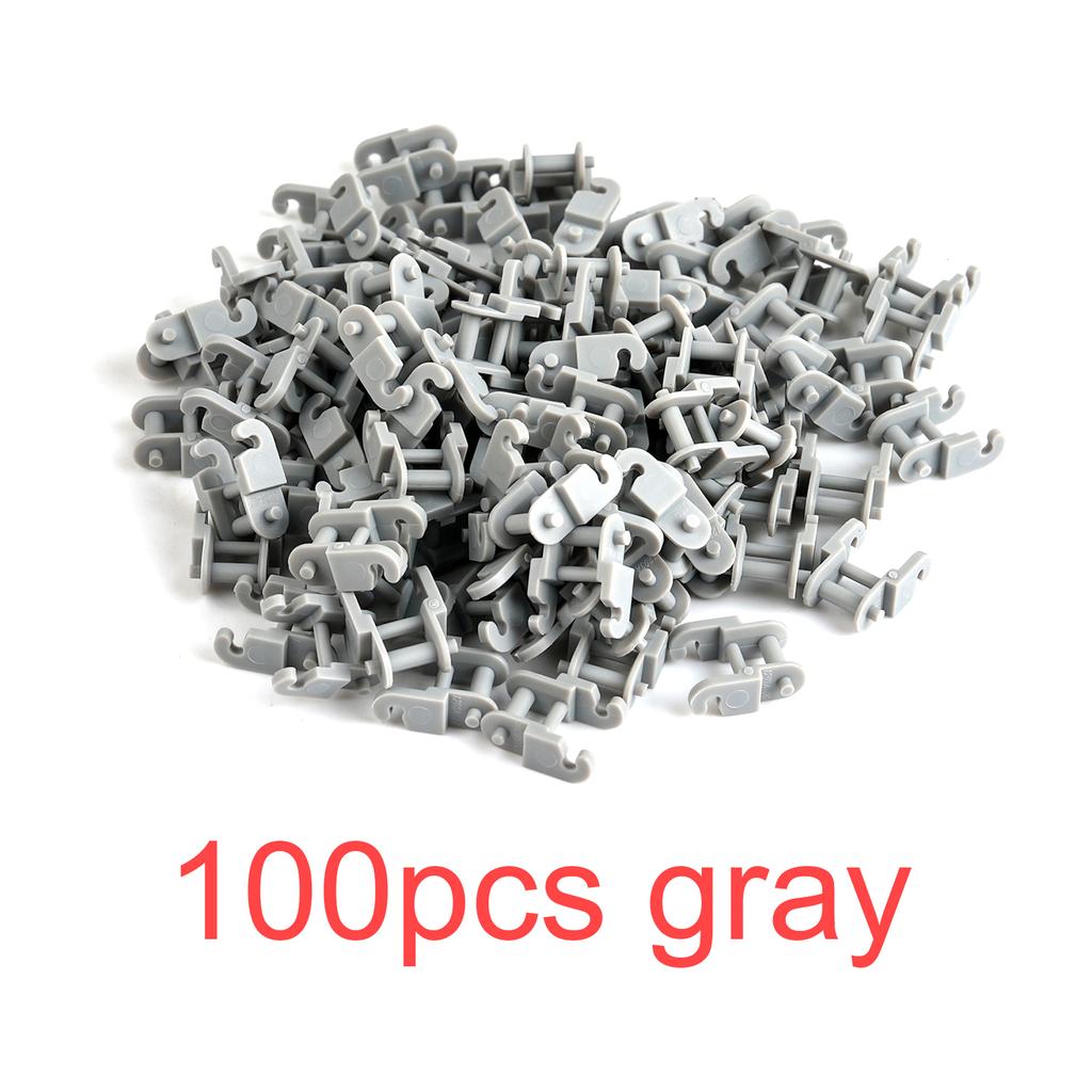 100 pezzi Set di ingranaggi tecnici Set di ingranaggi per mattoni a catena a maglie Parti 3711 14696 10928 94925 3648 3649 per giocattoli per treni MOC
