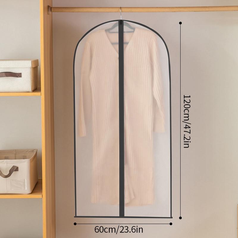 Dustproof Clothing Covers Waterproof Clothes Dust Cover Coat Suit Dress Protector Hanging Garment Bags Closet Organizer