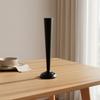 Black Metal Vase Minimalist Design Tall up to Date Style Home Decor for Hotel,