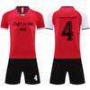 Maillot d'entraînement de football à manches courtes et séchage rapide pour hommes, étudiants et enfants