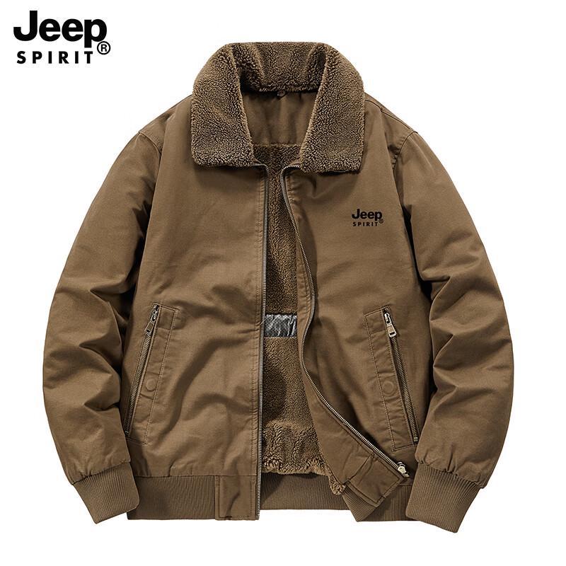 

JEEP SPIRIT Men s Fleece-Lined Padded Jacket 5XL