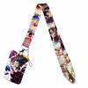 Anime Cartoon Credential Holder Keychains Neck Lanyard For Pass Card Anime Credit Card Holder Keychain Straps Wholesale 6