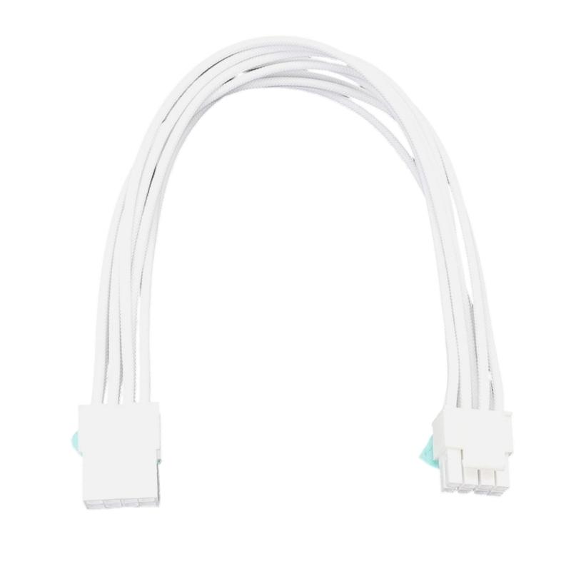 8Pin CPU Power Extension Cord with Fire Resistant Sleeve Enhances Stability for CPU Video Card High Conductivity
