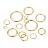 20/50pcs/lot 14K 18K Gold Plated Split Rings Connecting Ring Brass Close Jump Rings Accessories For Jewelry DIY Jewelry Material