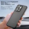 For Realme 14 Pro 5G Case Skin-Touch TPU+PC Matte Phone Shell,Transparent Black