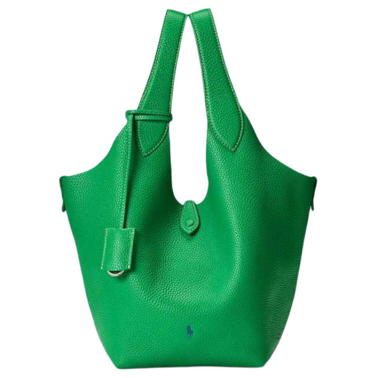 Polo Ralph Lauren Polo Play Iconic Pony Embossed Pattern Tote Bag Women Tote Bags Green WAPOBAG0G620416