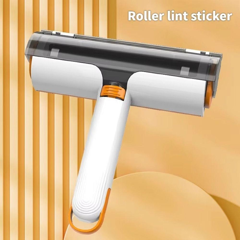 

Washable Clothes Hair Remover Portable Dog and Cat Roller Hair Stick Tool Pet Hair Removal помаранчевий