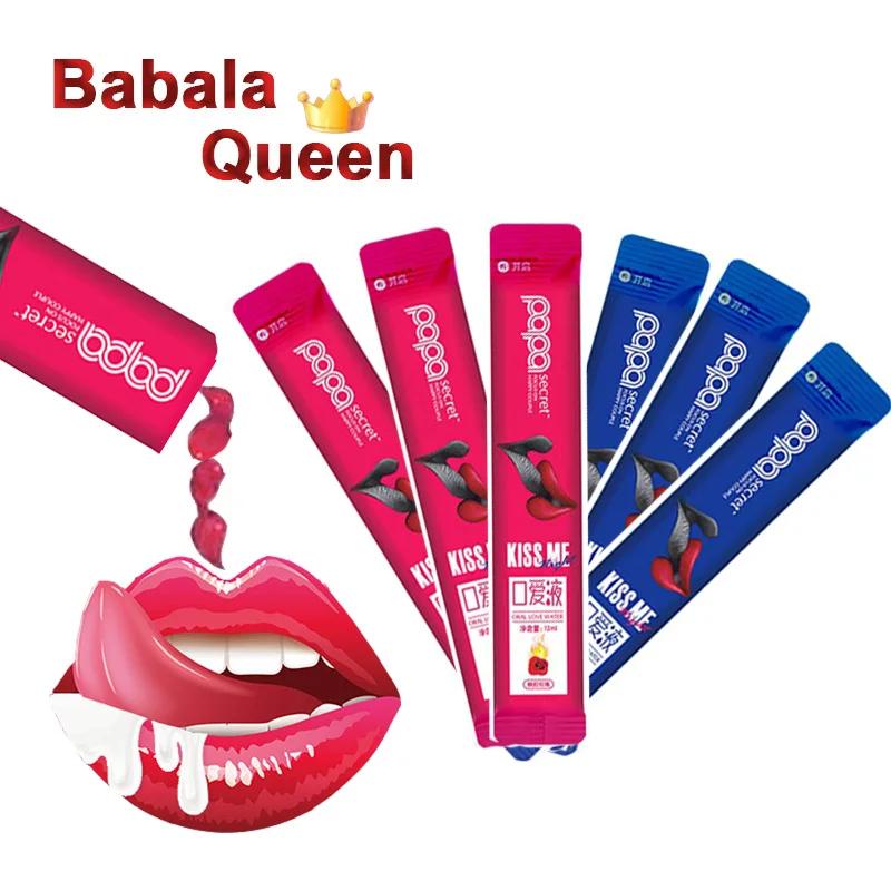 Oral Seks Su Sıvı Yenilebilir Kayganlaştırıcı Çilek Şeftali Aromalı Buz Ateş Kayganlaştırıcılar Kadınlar Erkekler Çiftler İçin Seks Oyuncakları