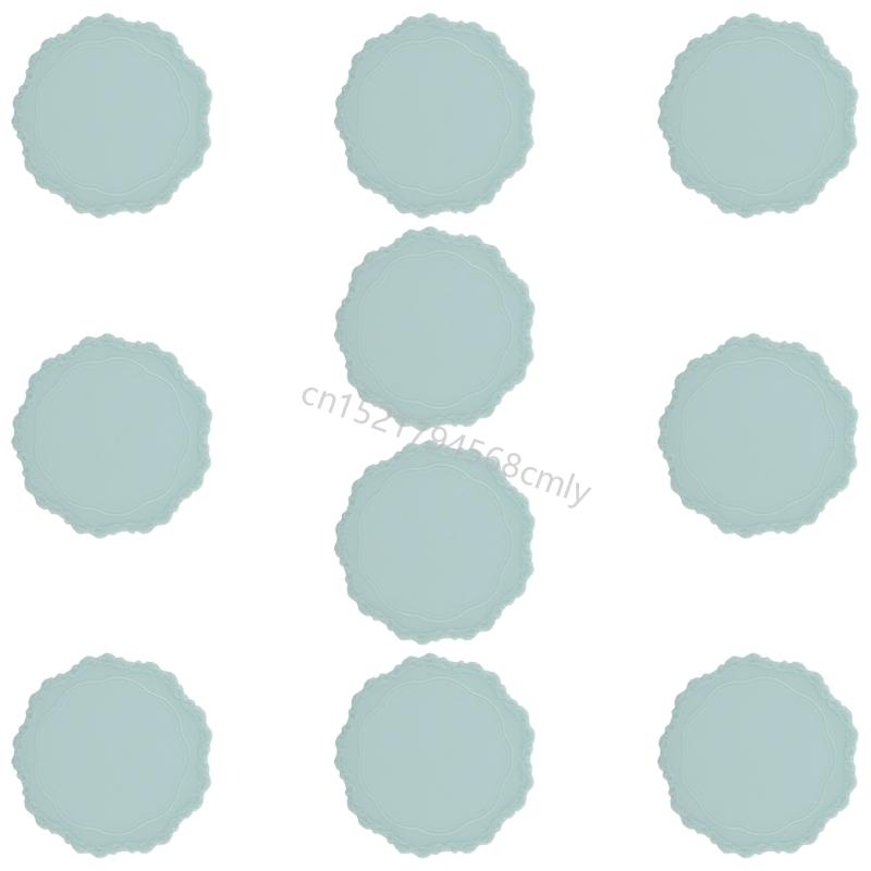 Reusable Silicone Crafting Mats Sturdy Heat Resistant Surfaces for Candle Stamping Designs 6XDE