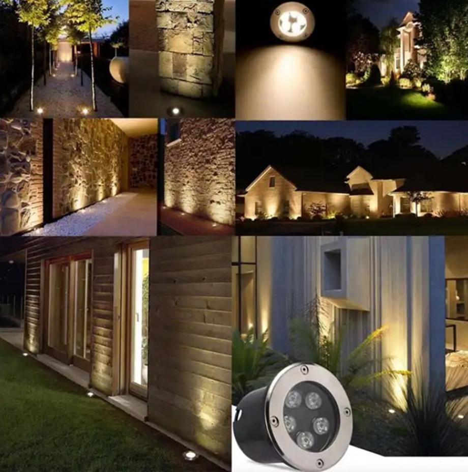 High Quality IP67 Waterproof LED Underground Light Outdoor 12V Inground for Street Garden Stairway Landscape Lighting