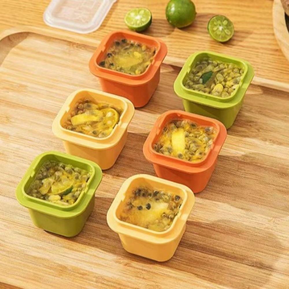 6/12pcs New Silicone Ice Cube Mold Easily Release with Lid DIY Ice Cube Box Square Shape Reusable Ice Cube Tray Kitchen Gadgets