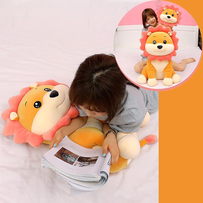 Lion Simba The King Plush Toy Cartoon Sunflower Lion Stuffed Pillow Gifts Kids