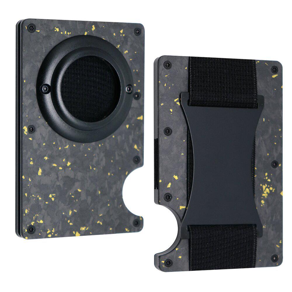 Forged Carbon Fiber RFID Blocking Metal Card Holder
