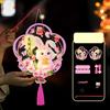 Portable Chinese Rabbit Lantern Traditional LED Lantern Toys Handheld Paper Lantern  New Year