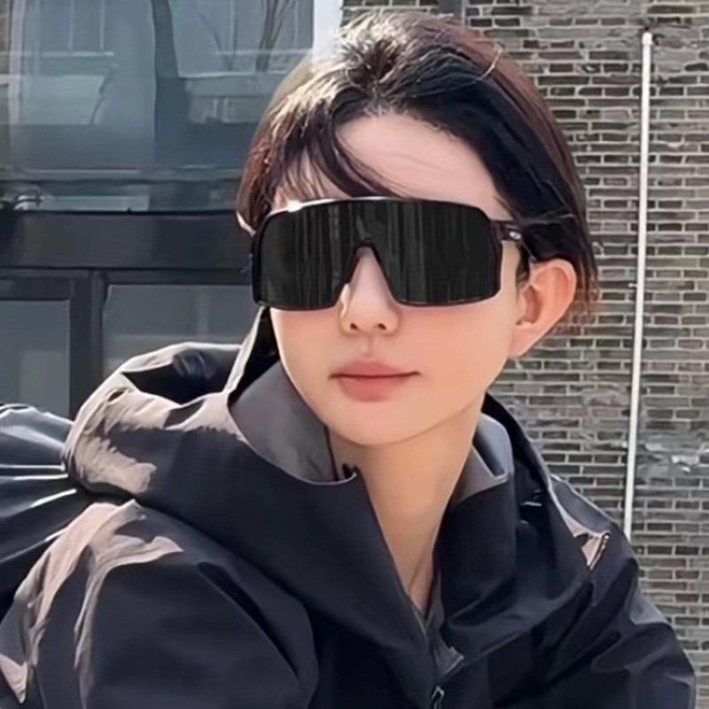 Men Square UV400 Cycling Sunglasses Bike Shades Big Frame Sunglass Outdoor Bicycle Glasses Male Goggles