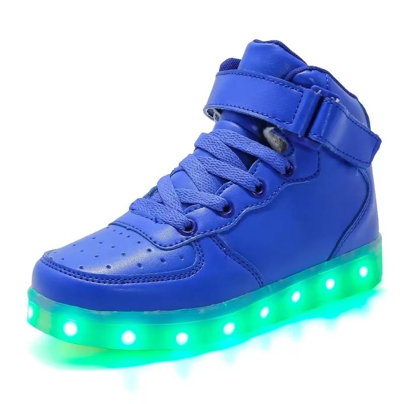 Men's Glowing Sneakers Unisex Luxury Luminous Sneakers USB LED Colorful Lighted Luminous Shoes Women Night Light Vulcanize Shoes