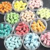 Colored Ceramic Bone Beads for DIY Jewelry: Beading, Bracelets, Necklaces, Earrings Accessories