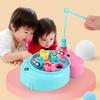 Magnetic Water Toy Windup Chain Fishing Rod Toys Interactive Fishing Toys  Parent-child
