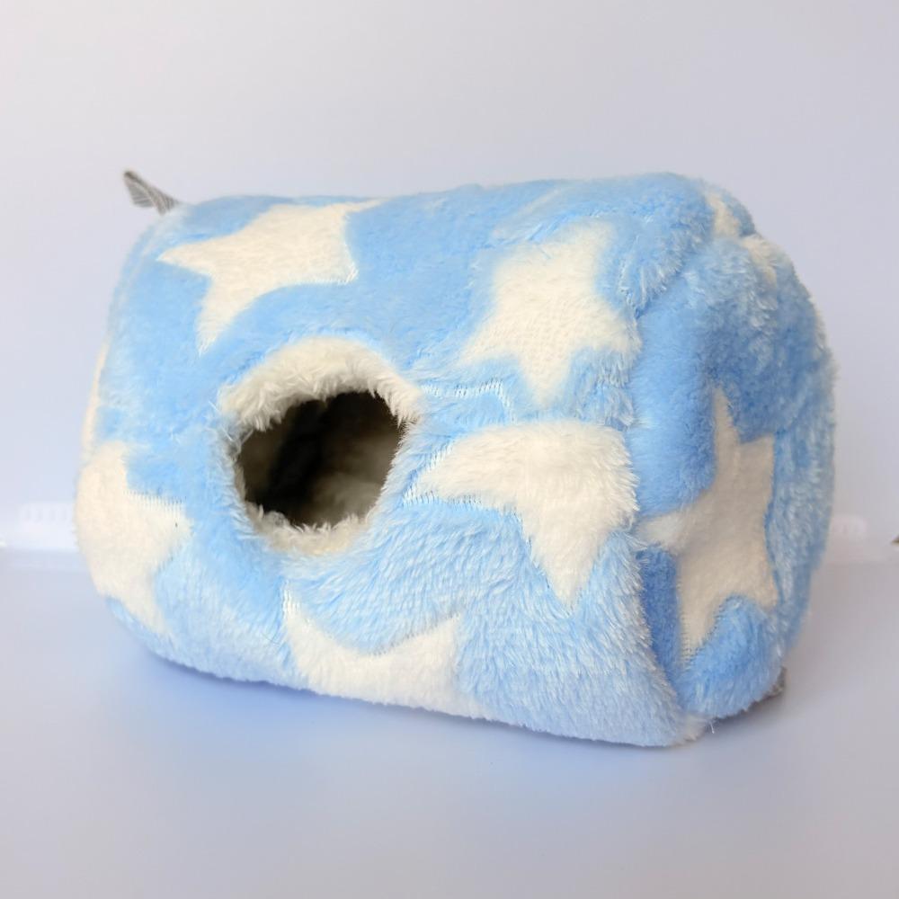 Warm Pet Sleeping Bag Velvet Plush Squirrel Beds Comfort Hamster Hanging Bed Winter