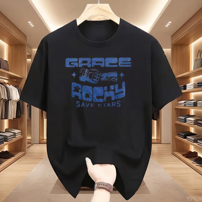 Grace Rocky Save Stars T Shirt Project Hail Mary Tshirt Rocky Alien Friendship Space Graphic Tee Book Lover Clothing