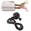 Electric Bike Controller Thumb Throttle Set 24V 500W Electric Bicycle Controller with Thumb Throttle Accessories for DC Motor