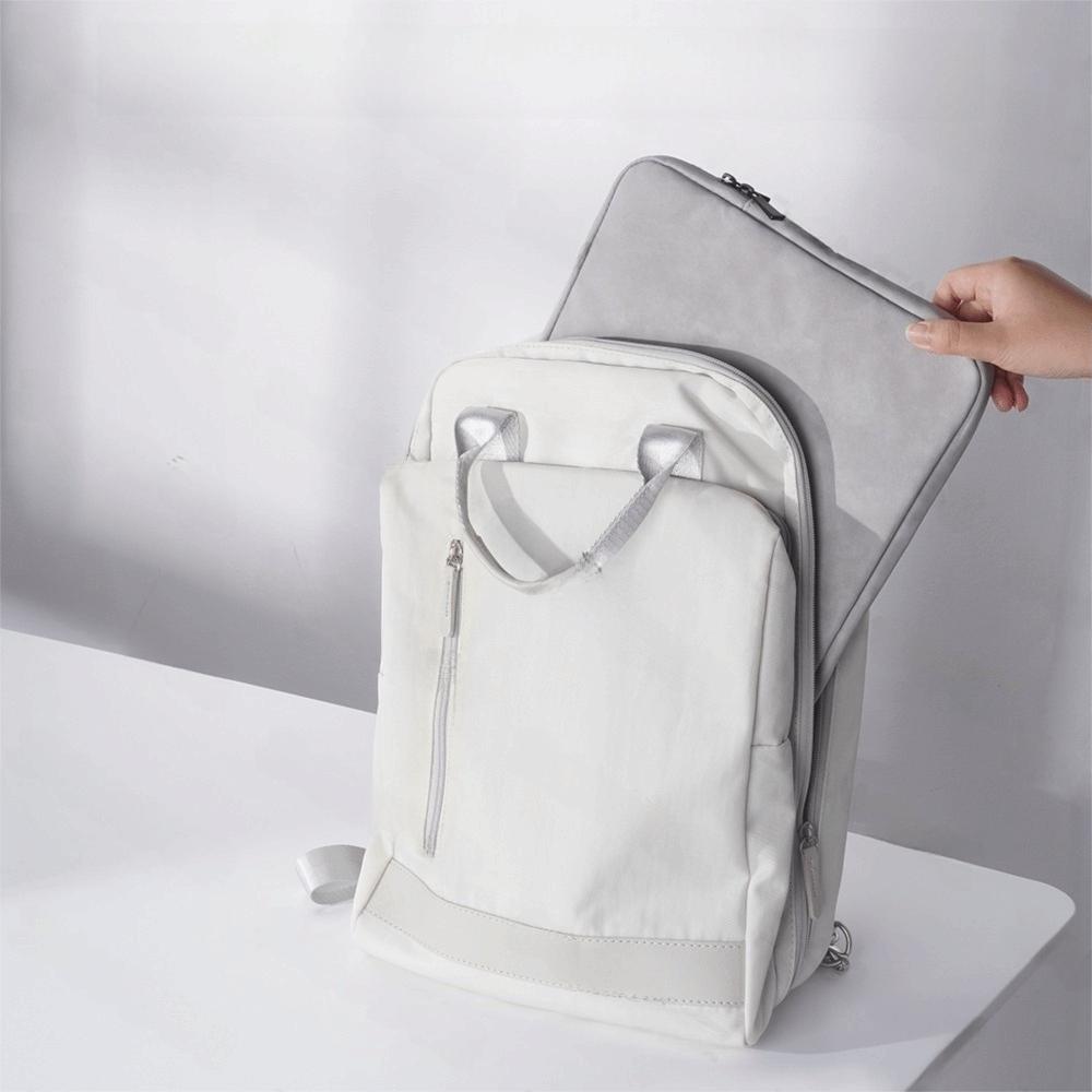 PU Leather Notebook Pouch Solid Color Laptop Case Durable Laptop Sleeve Bag  Computer Protection