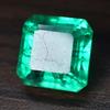 Natural Green Emerald Loose Gemstone 9.88 ct Square Cut for Jewelry Making and Gem Collections