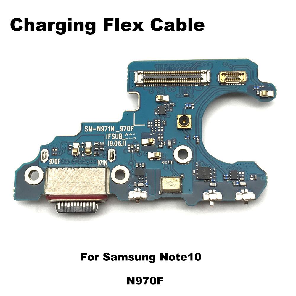 1pcs Charging Port Board Dock Flex Cable For Samsung Galaxy Note 10 20 8 9 Ultra Plus Microphone Type-C Connector Parts