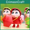 Crayon Raincoat Shin Chan Pvc Action Figure Model For Home Office Anime Fans