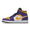 Air Jordan 1 Mid Lakers Men Sneakers Purple Dark-Concord Taxi DQ8426-517