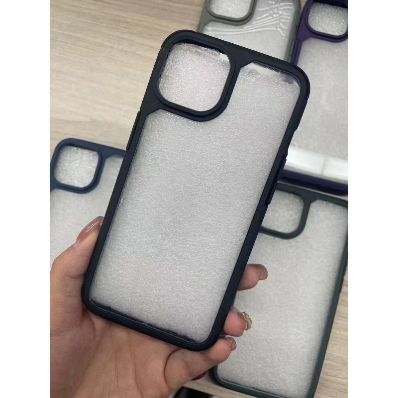 

Подходит для чехла для мобильного телефона iPhone15 Прозрачный противоударный чехол для Apple 13pro 15plus Apple 15Plus