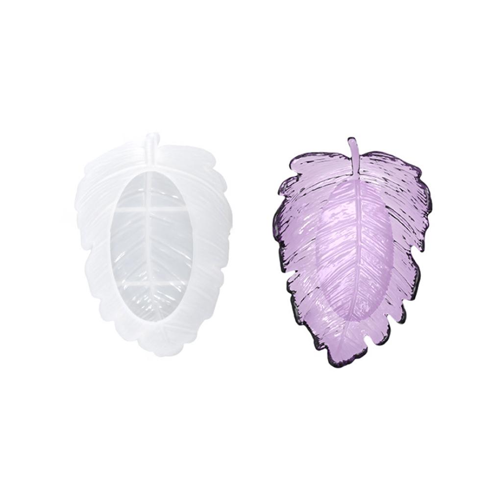 3 Pcs Leaves Silicone Mould Leaves Resin Casting Mould Tray Epoxy Resin Moulds Tray DIY Coaster