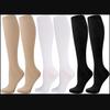 1 para skarpet uciskowych dla kobiet, podkolanówki 15-25 mmHg Pończochy uciskowe dla sportu, sportu, cukrzycy, żylaków, podróży, karmienia piersią