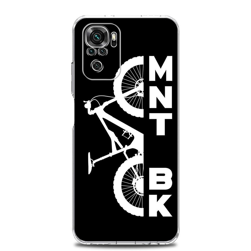 Phone Case For Xiaomi Redmi Note 15 14 13 12 4G 10 11 Pro Plus 5G 14C 13C 12C 10C 7 Clear Cover Mountain Bike Cycling Art