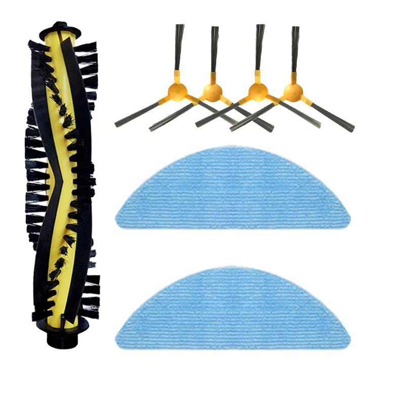 Fit For Tesvor S6 Turbo Robot Vacuum Cleaner Spare Main Side Brush Cover HEPA Filter Strainer Mop Wipe Rag Accessories Parts