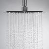 Brushed Rose Gold Rain shower head stainless steel Ultrathin water pressurize shower head in rose gold, Grey, brushed gold