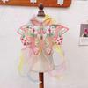 Fairy Dress Style Pet Leash and Harness with Embroidered Ribbon for Cats and Dogs