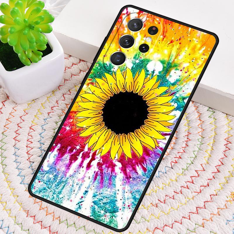 Sunflower TPU Phone Case For Samsung Galaxy Note 10 Pro S26 S25 S24 S23 S22 Ultra Plus S21 FE S20 Shockproof Cover