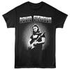 David Gilmour - Black And White - Front Print Adult Solid T-Shirt - Black