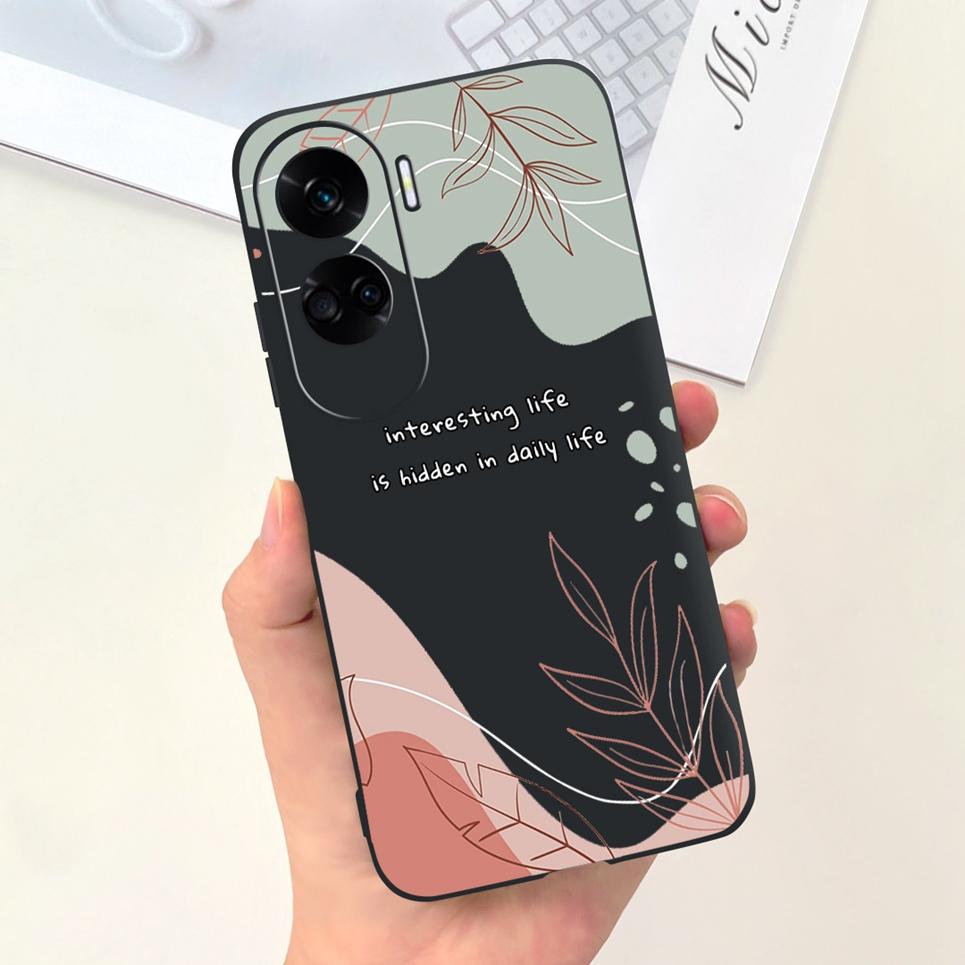 For Funda Honor 90 Lite Case Honor 100 Pro Honor100 5G Back Cover Astronaue Cow Pattern Etui Soft Silicone Huawei Honor90 Lite