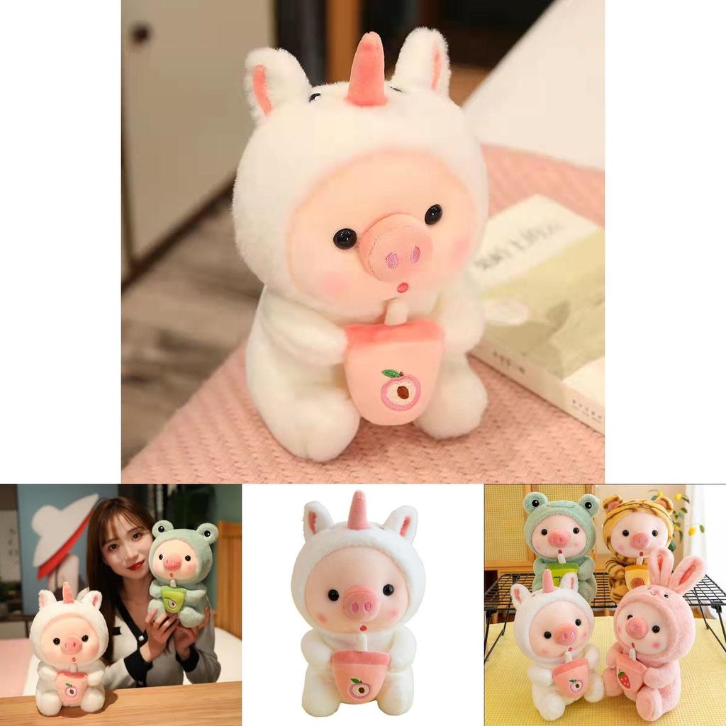 Cute Milk Tea Pig Plush Toy Wholesale-becoming Pig Doll Stuffed Animal For Cross-border Piglet Lovers
