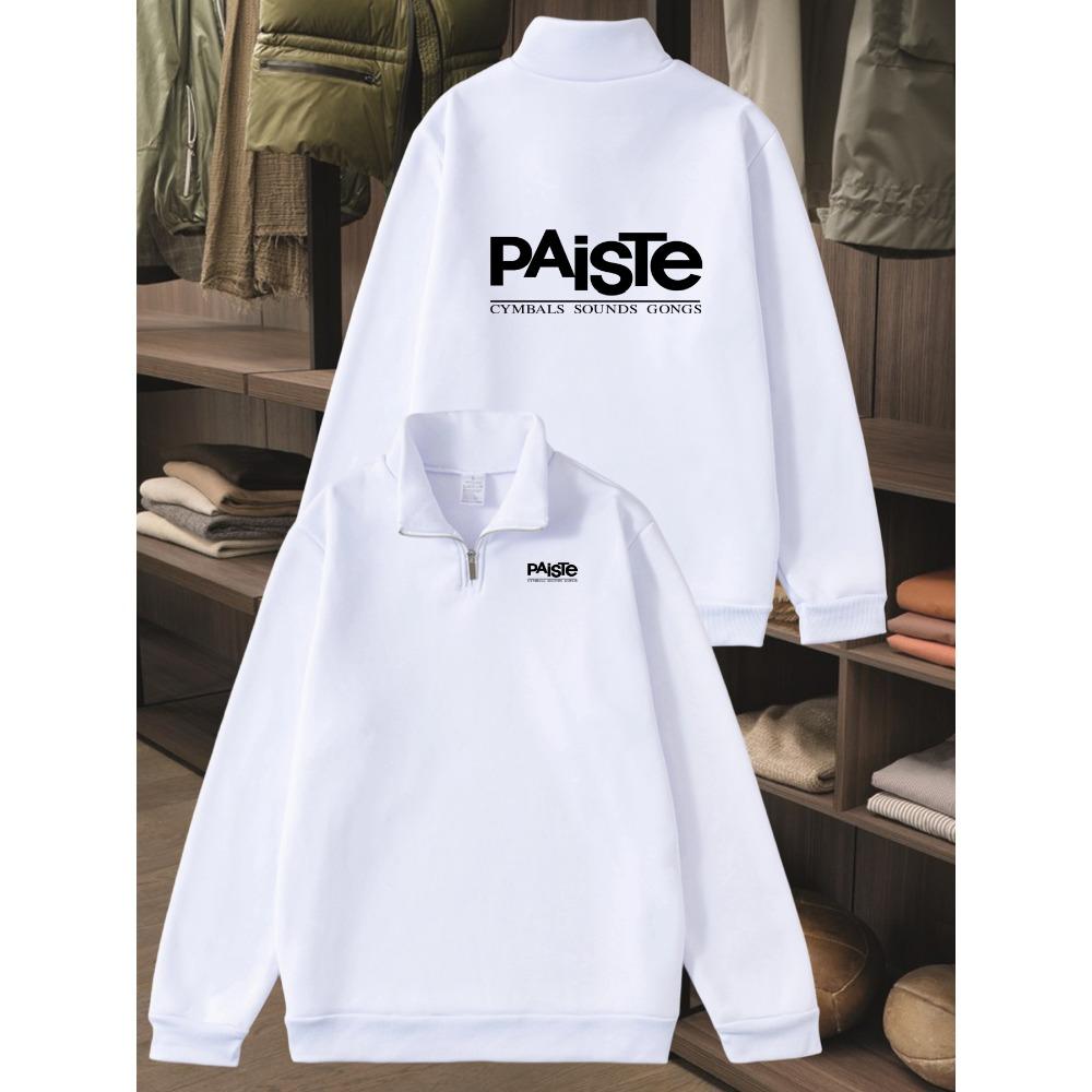 New Casual Light Sport Men s Stand Up Collar Half Zipper Versatile Hoodie, Autumn and Winter Fashionable Texture Pullover S