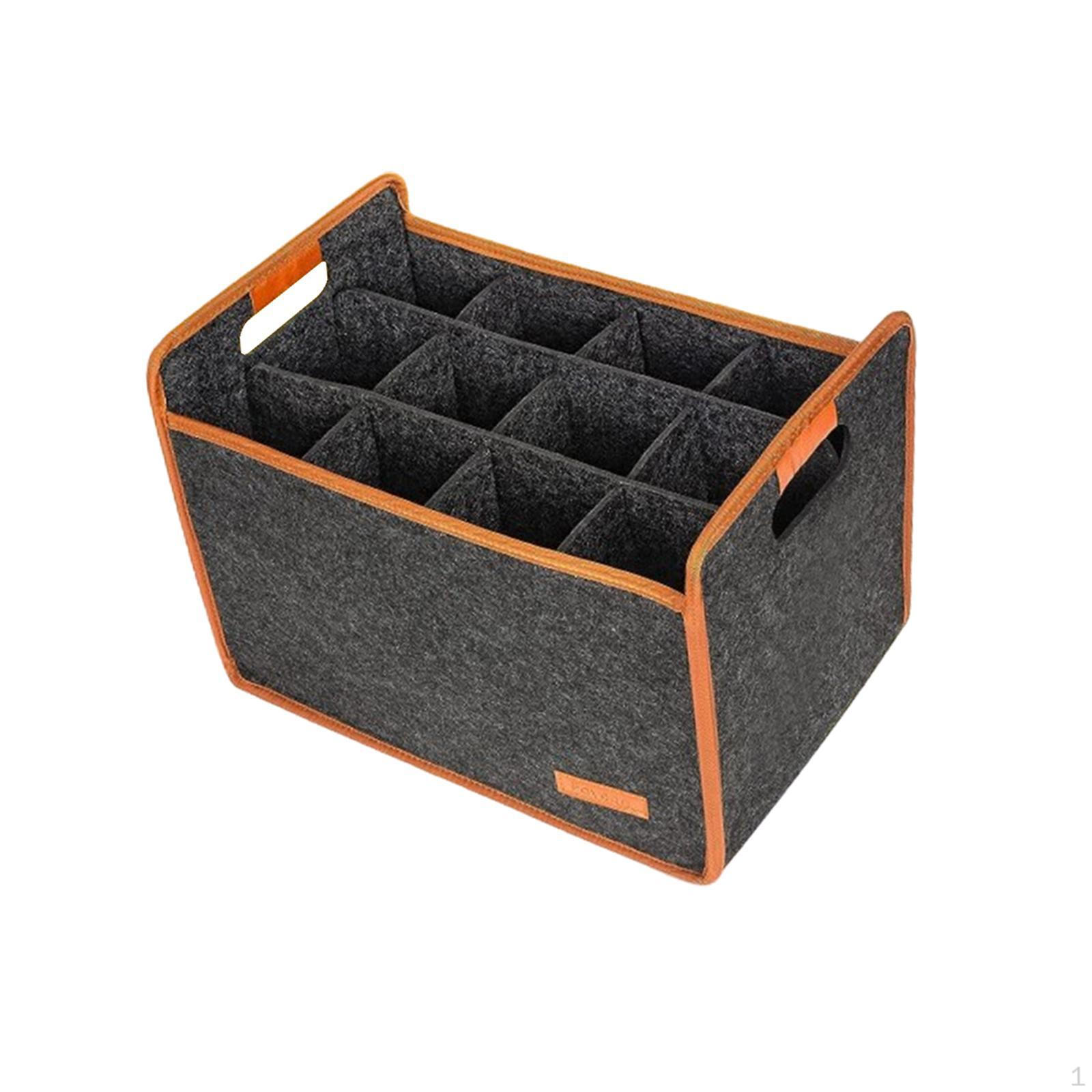 

Портативная сумка для хранения вина, органайзер для бутылок, идеально подходит для встреч на открытом воздухе 38x25cm for12Bottles