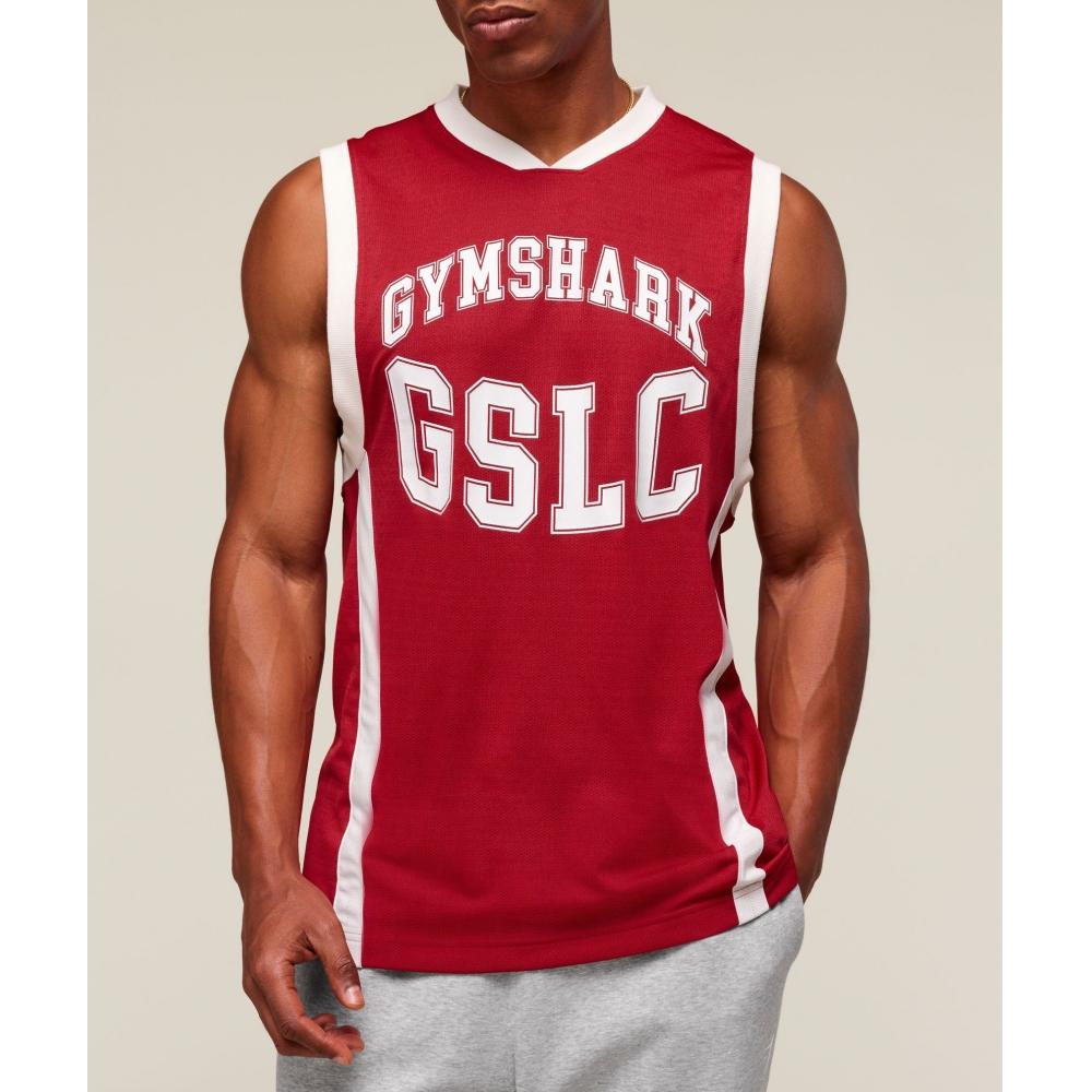 Gymshark Gslc Tank Conditioning Red A2b4z Rbwv