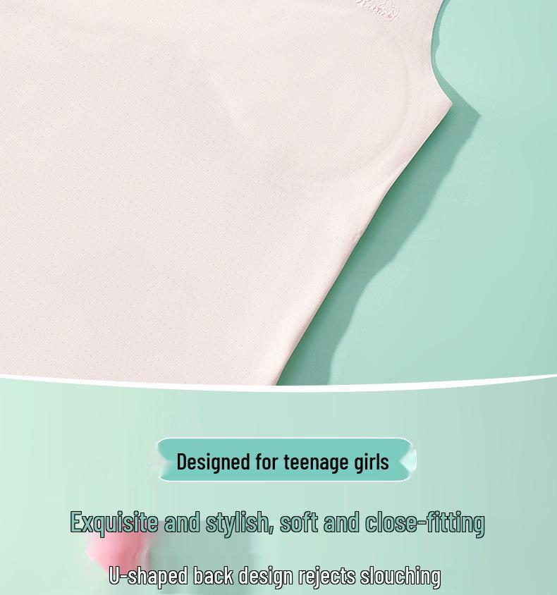 Antibacterial Light Vest for Primary School Girls - Stage One Summer Wear