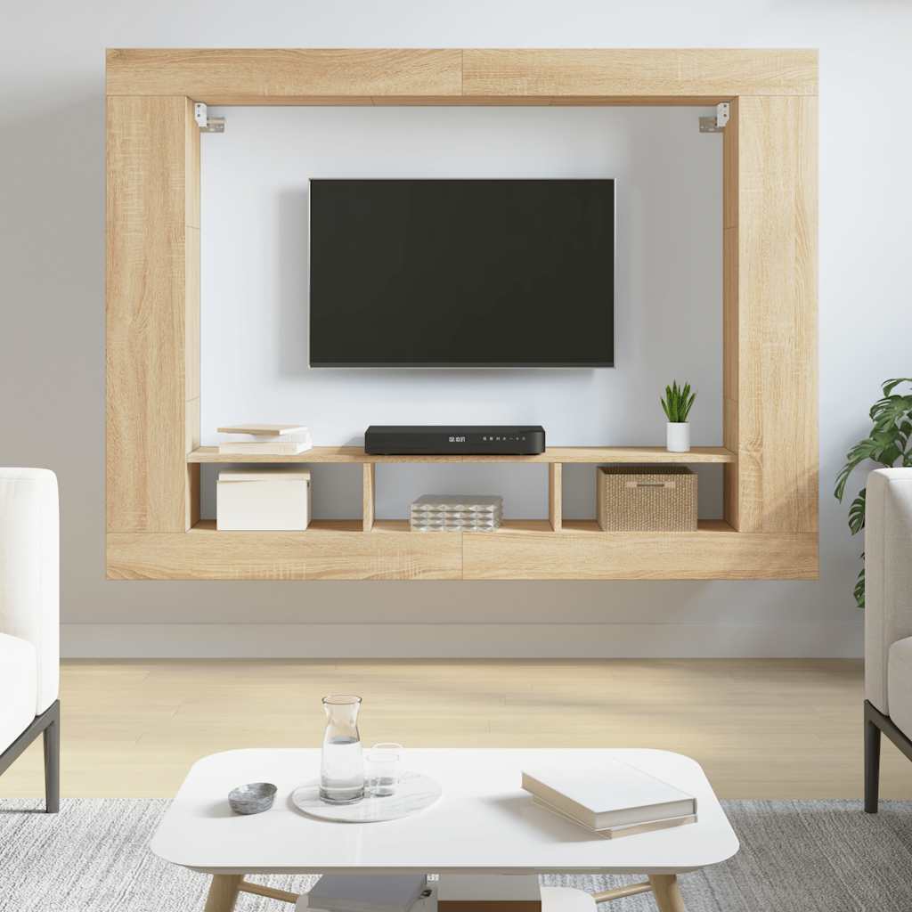 Vidaxl TV-Schrank, Sonoma-Eiche, 152x22x113 cm